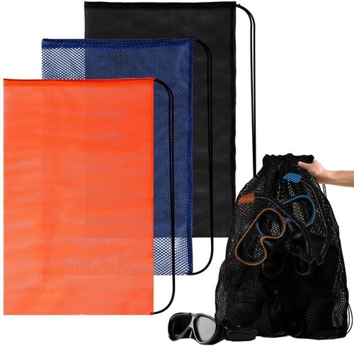 3pcs mesh bag drawstring - bag,