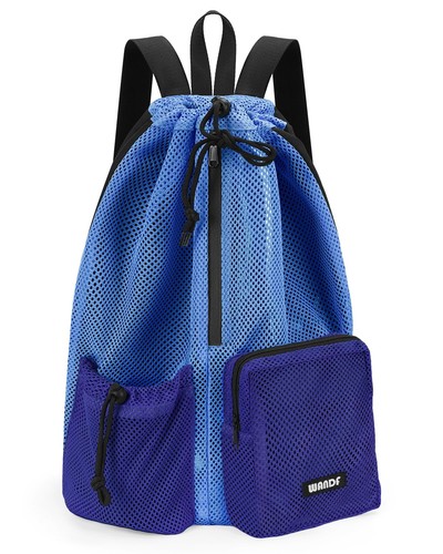 Swim bag mesh drawstring - bag,
