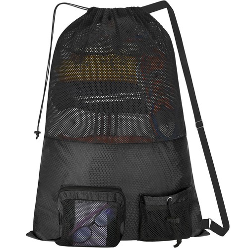 Mesh drawstring gym - gym, beach